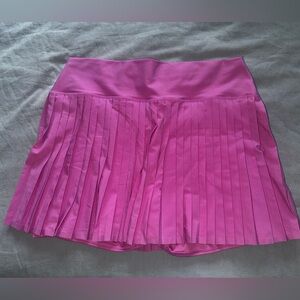 Pink Pleated Tennis Skirt